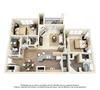 2 Bed 2 Bath Small